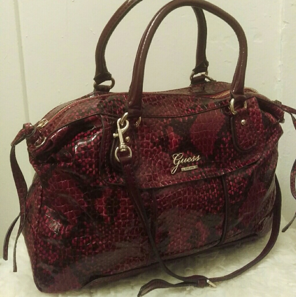 - Guess snake skin bag